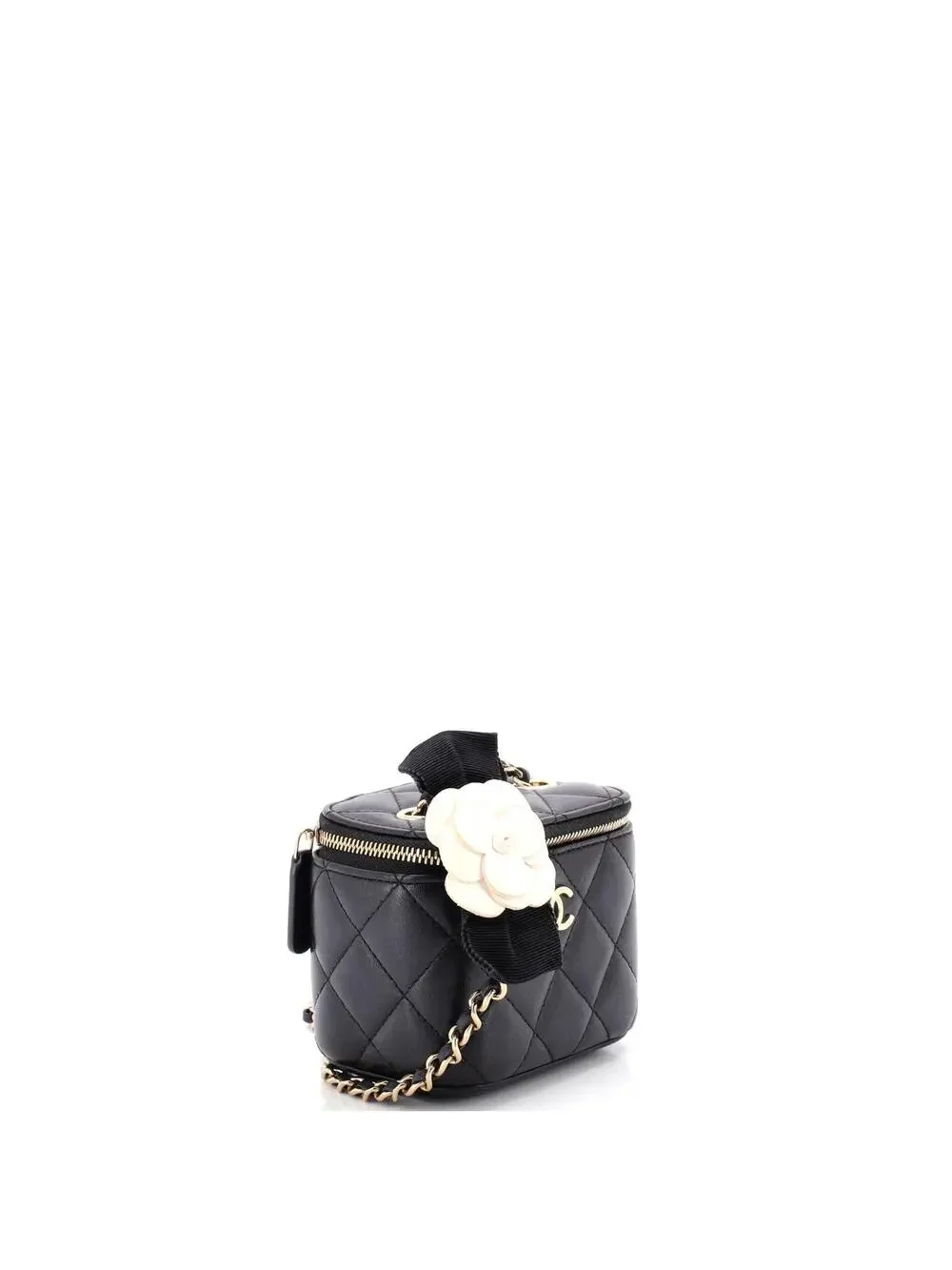 Chanel Camellia Bow Vanity Case With #279004C32B